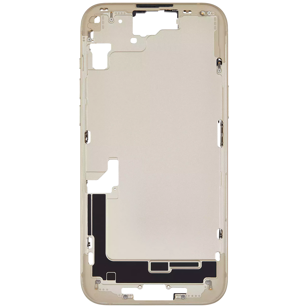 Midframe/Rahmen mit Small Parts für iPhone 15 Plus (EU / Global Version) (Gebrauchter Ausbau/Pull, Qualität A) (Gelb)