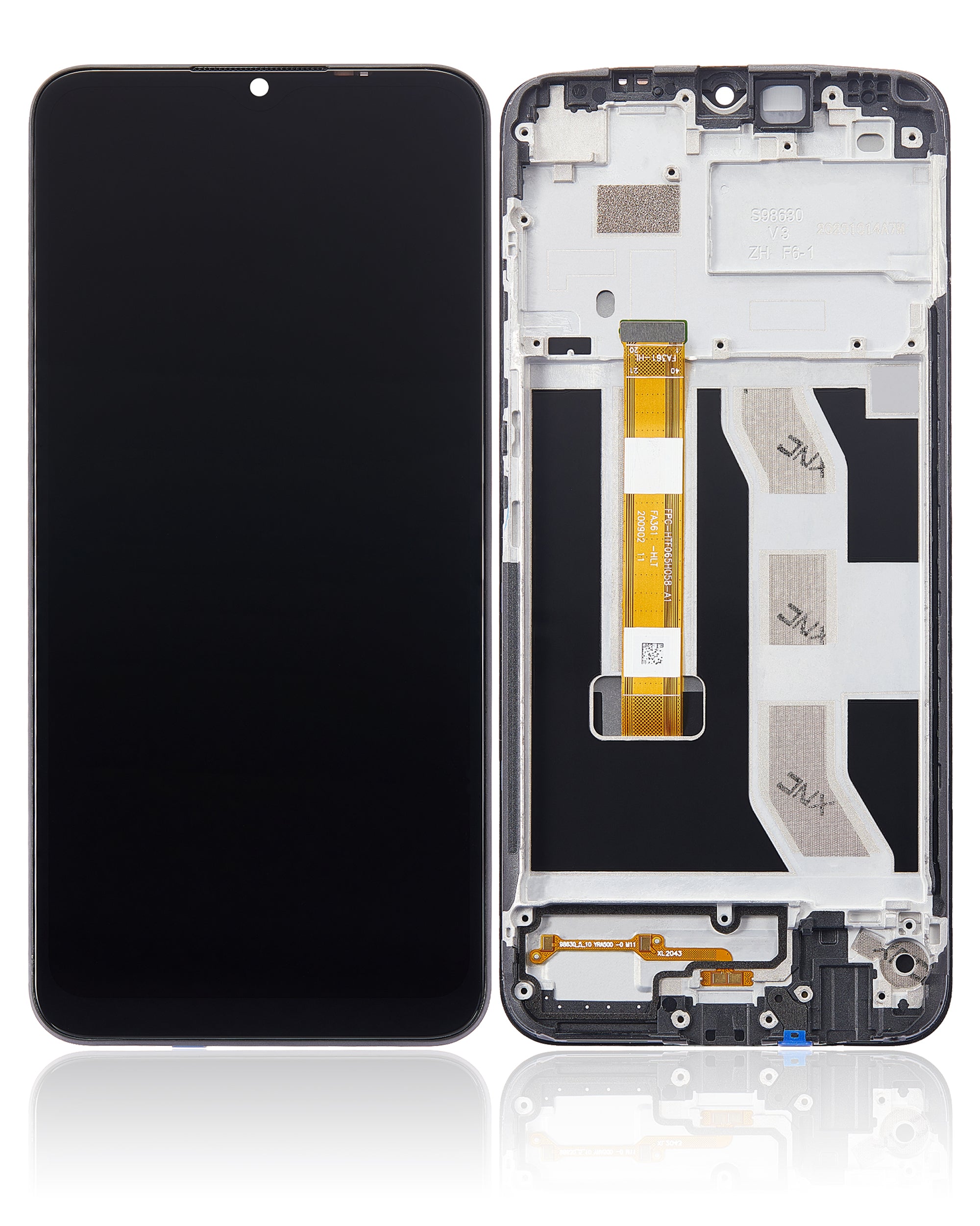 LCD Display with Frame for Realme C11 (2020) (Refurbished) (All Colors)
