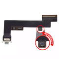 Ladebuchse Flex Cable für iPad Air 4 (Cellular) (gebrauchter OEM-Ausbau, Qualität A) (Sky Blue)