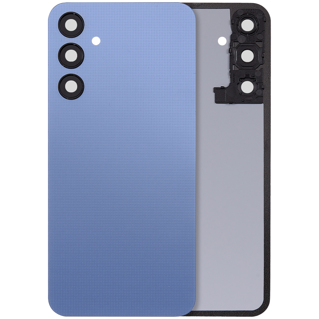 Backcover mit Camera Lens für Samsung Galaxy A25 5G (A256 / 2023) (ohne Logo) (Aftermarket Plus) (Optimistic Blue)