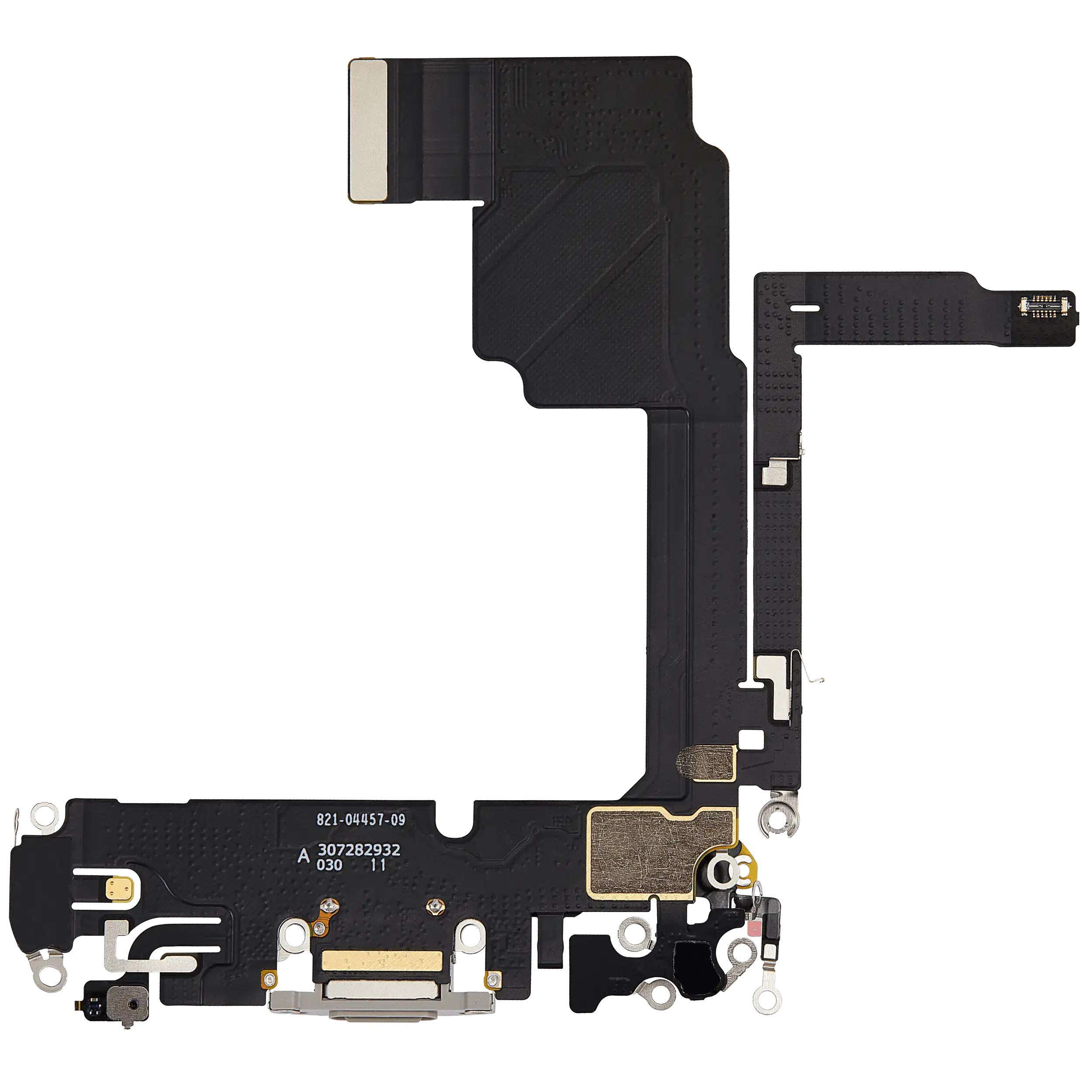 Ladebuchse Flex Cable für iPhone 15 Pro (gebrauchter OEM-Ausbau) (Weiß Titanium)