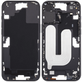 Midframe/Rahmen mit Power And Volume Button für iPhone 16 Plus (EU / Global Version) (Aftermarket Plus) (Schwarz)