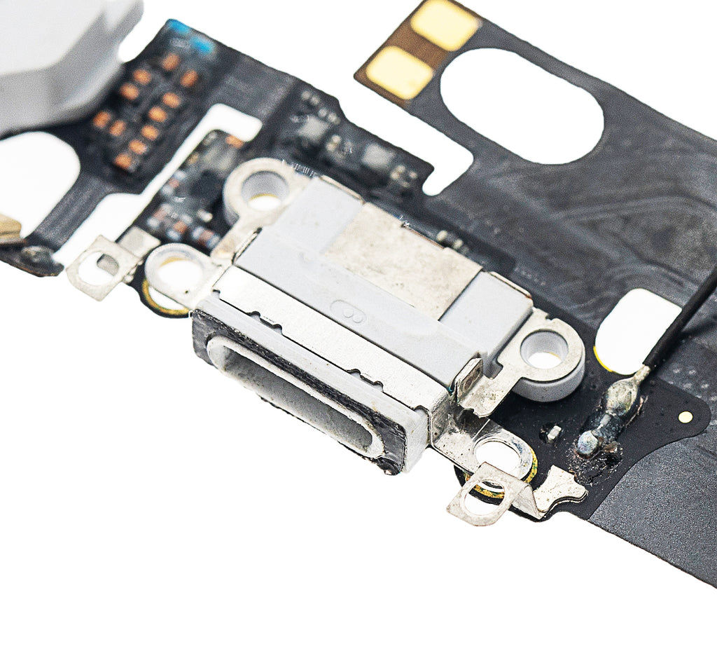 Charging Port Flex Cable for iPhone 6 (Premium) (Silver)
