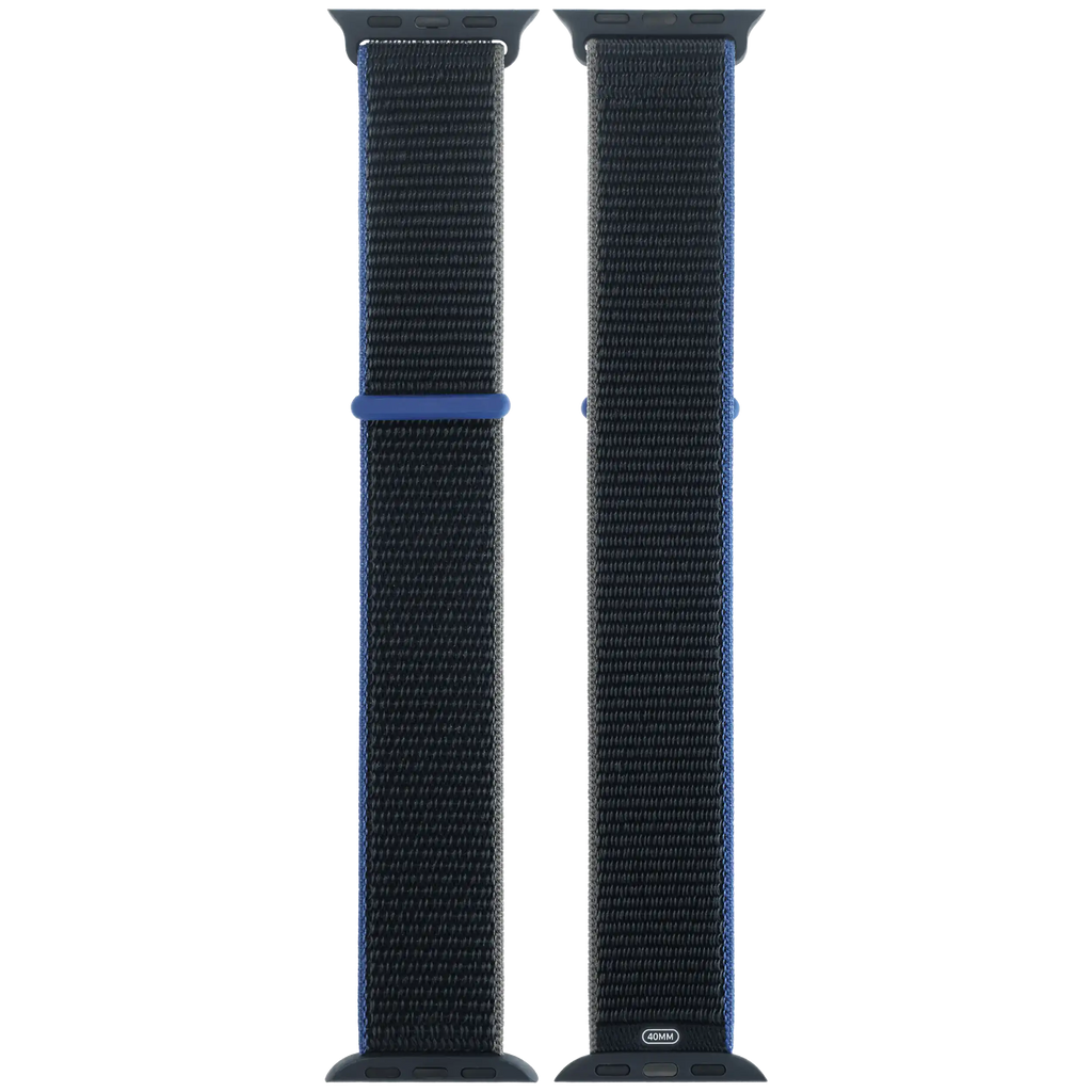 Apple Sport Loop Band für Apple Watch 40MM (Charcoal Blue) (Nike) (Service Pack)