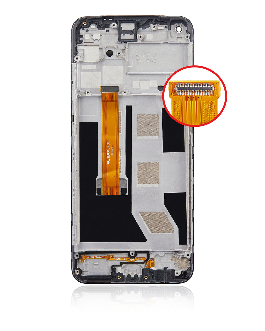LCD-Display mit Rahmen für OPPO A53S 4G / A53 (Refurbished) (Alle Farben)