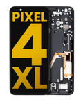 OLED-Display mit Rahmen für Google Pixel 4 XL (Refurbished) (Pink Power Button)