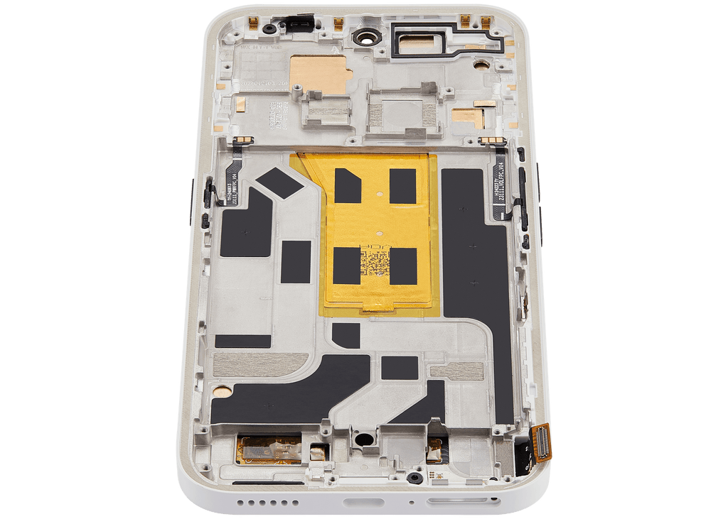 OLED-Display mit Rahmen für Nothing Phone (2a) (Refurbished) (Weiß)