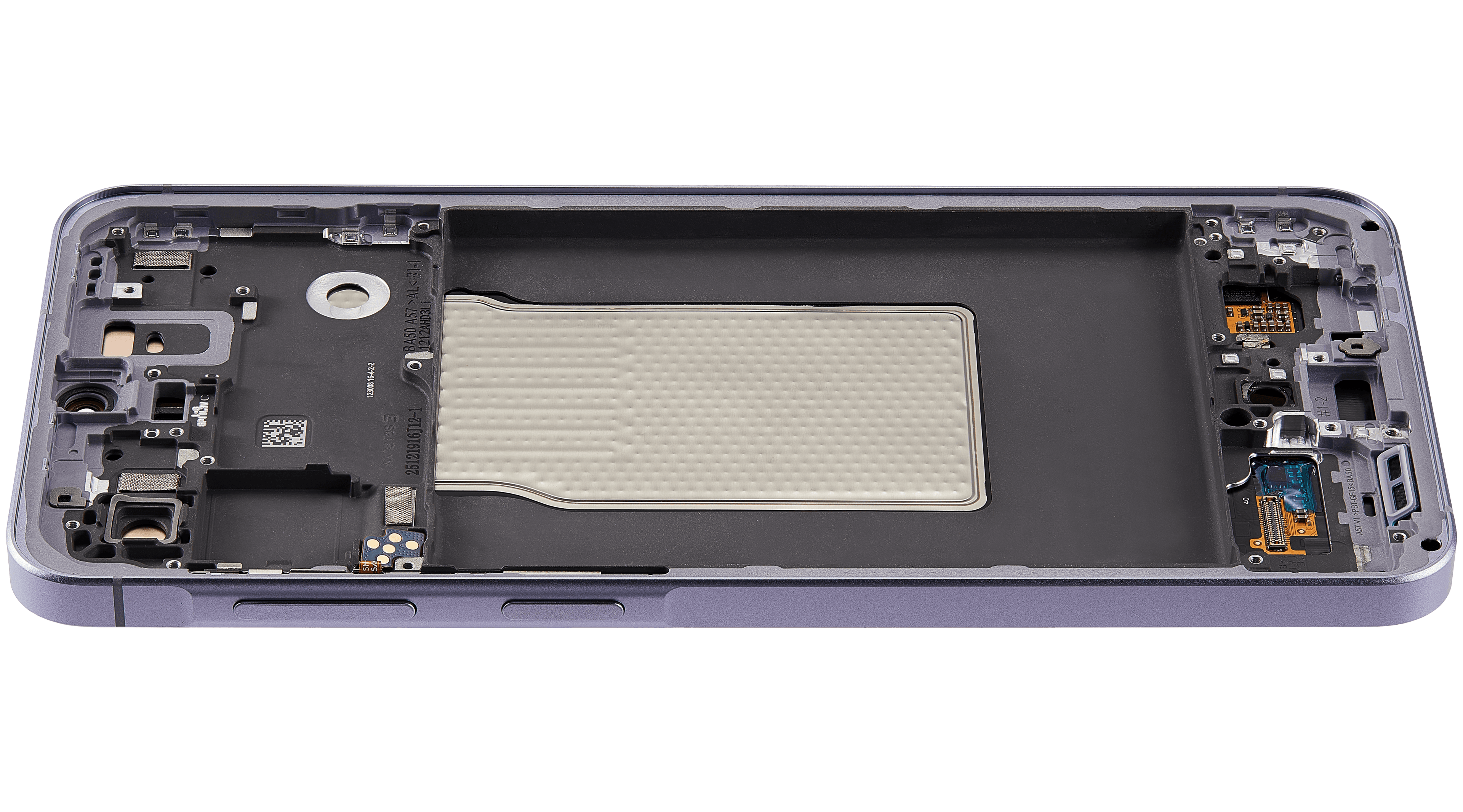 OLED-Display mit Rahmen für Samsung Galaxy A57 5G (A576 / 2026) (Refurbished) (Lilac)