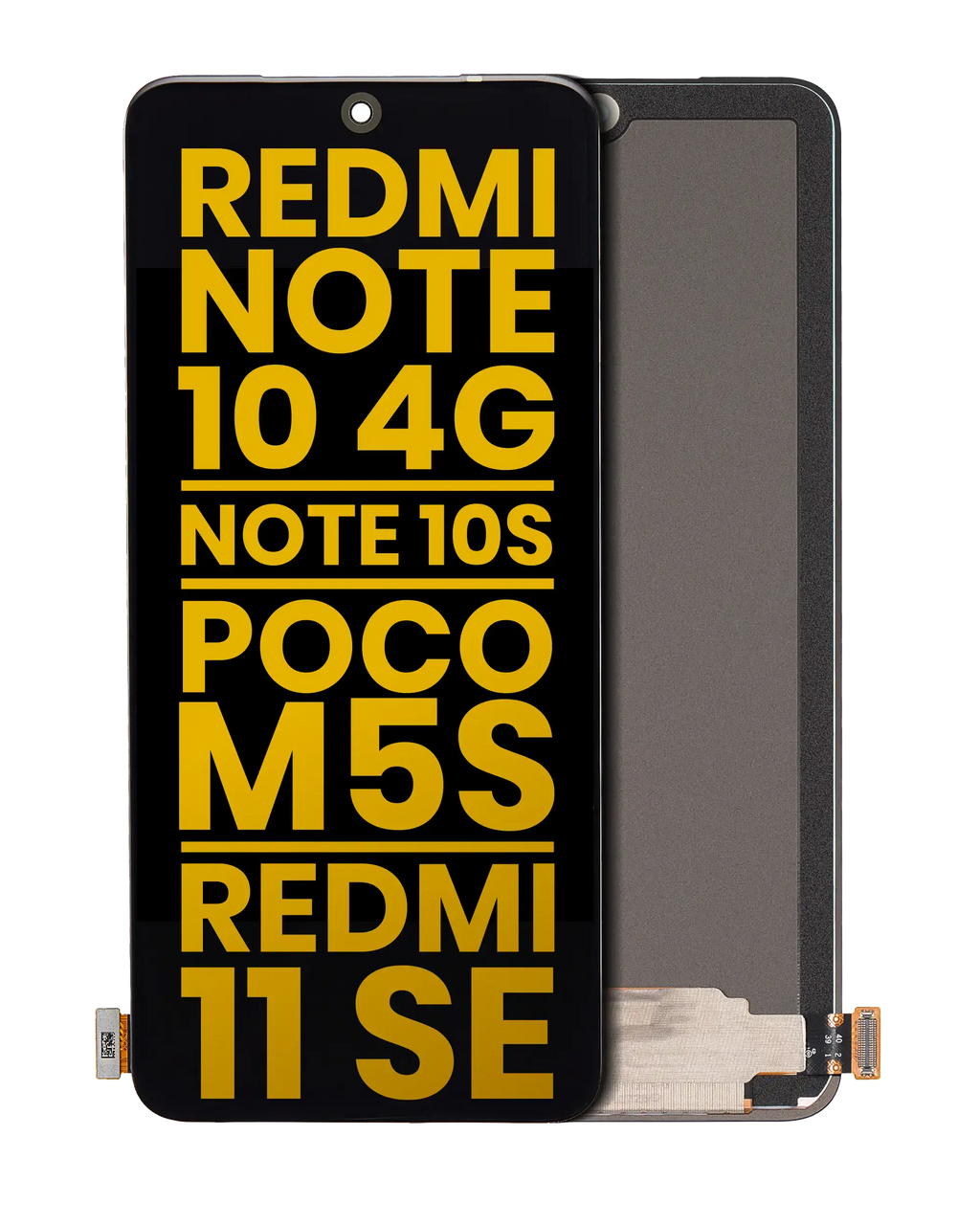 OLED-Display ohne Rahmen für Xiaomi Redmi Note 10/10S/11 SE (Refurbished)