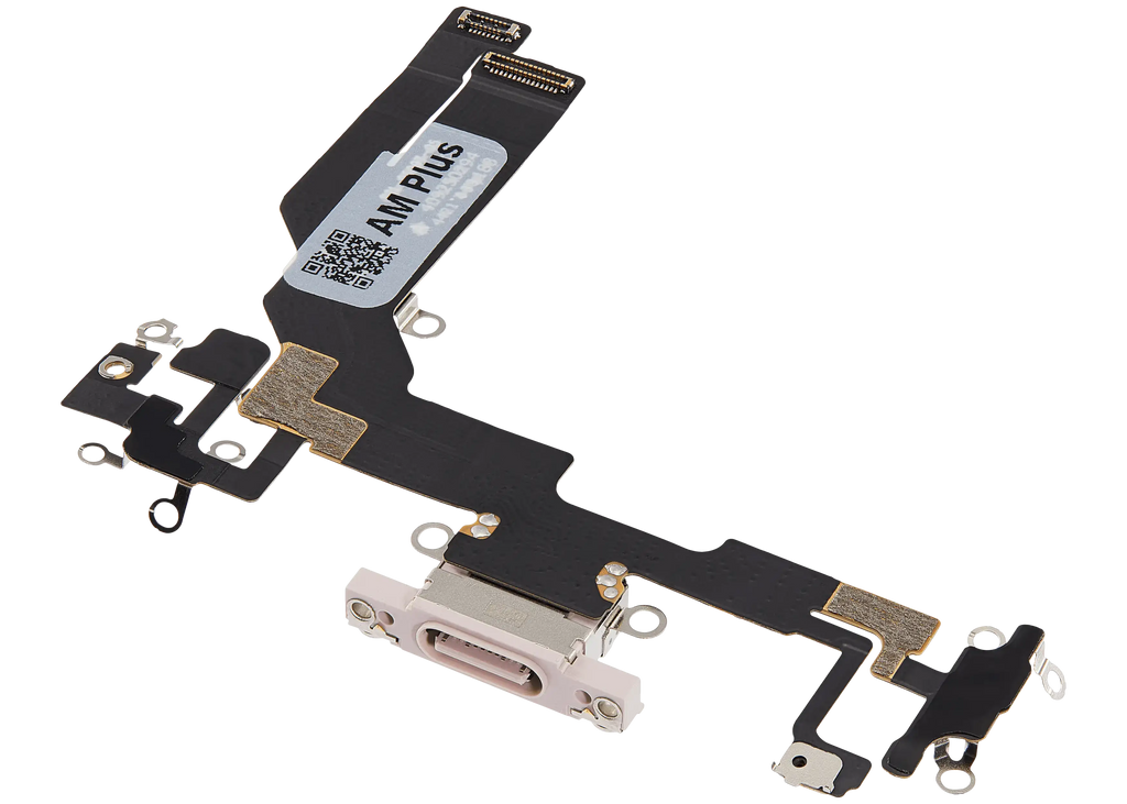 Ladebuchse Flex Cable für iPhone 17e (Aftermarket Plus) (Soft Pink)