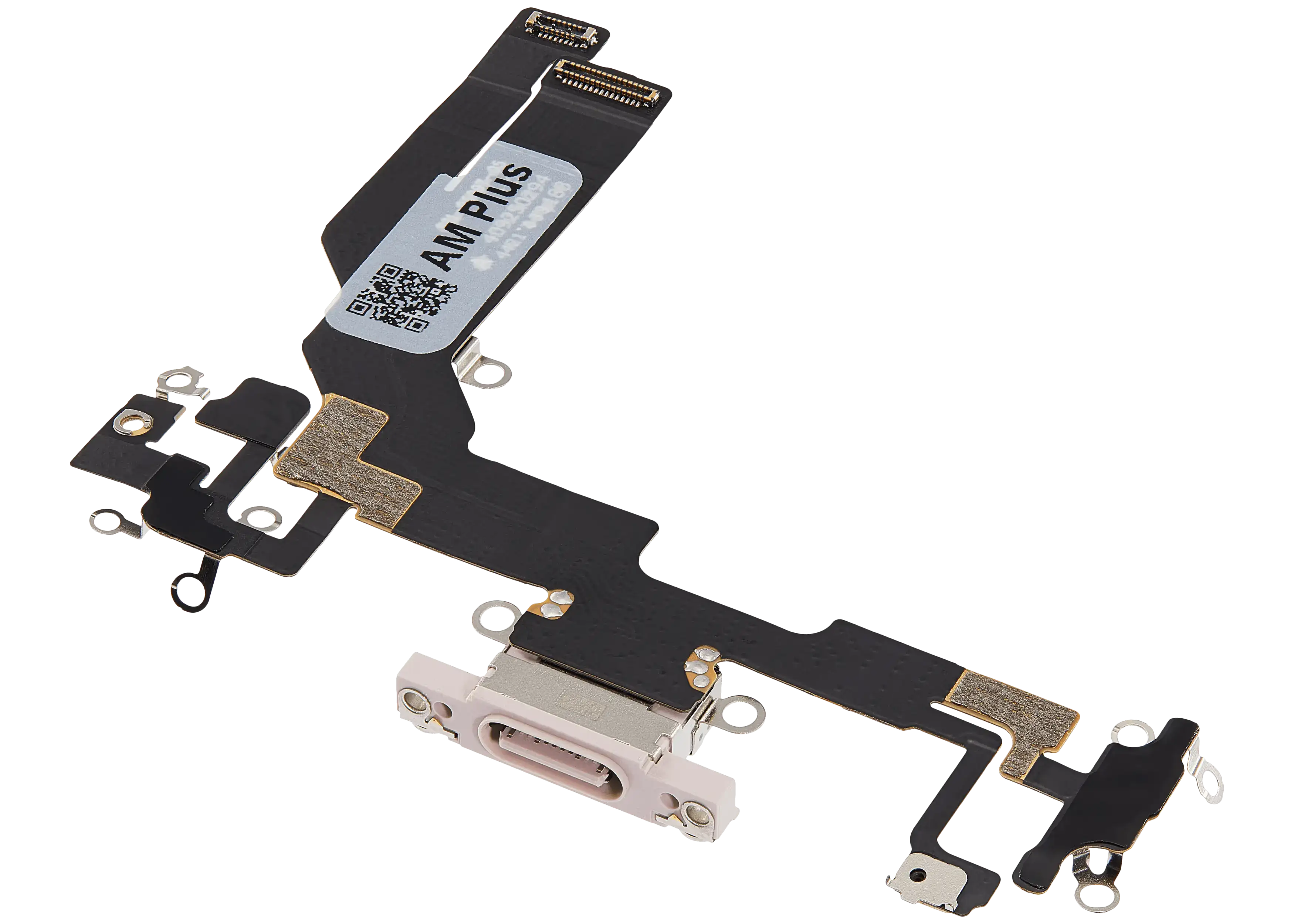 Ladebuchse Flex Cable für iPhone 17e (Aftermarket Plus) (Soft Pink)