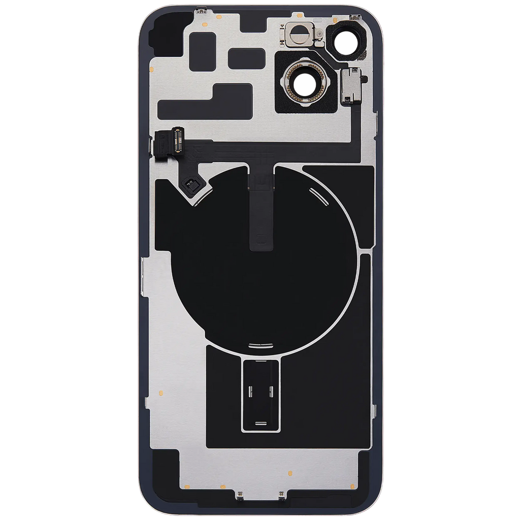 Backcover mit MagSafe Magnet & NFC & Blitz-Flexkabel für iPhone 14 Plus (gebrauchter OEM-Ausbau, Qualität B) (Rot)