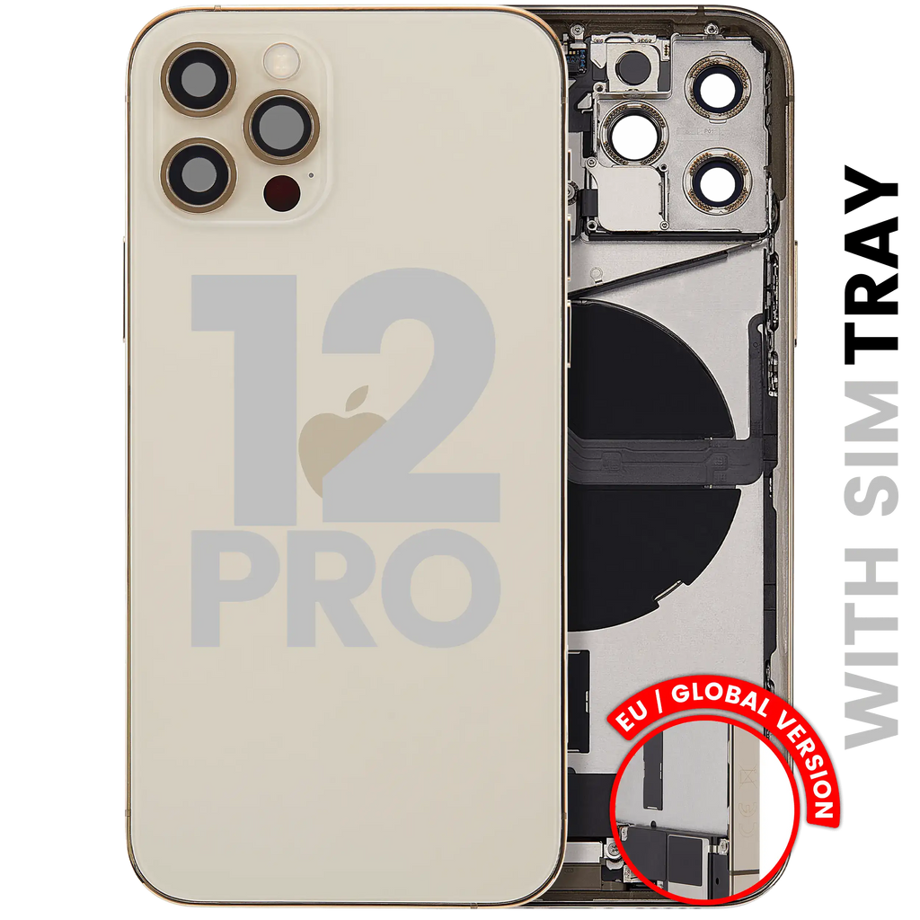 Original Apple-Ausbau C gebraucht – iPhone 12 Pro EU / Backcover/Rahmen Gold