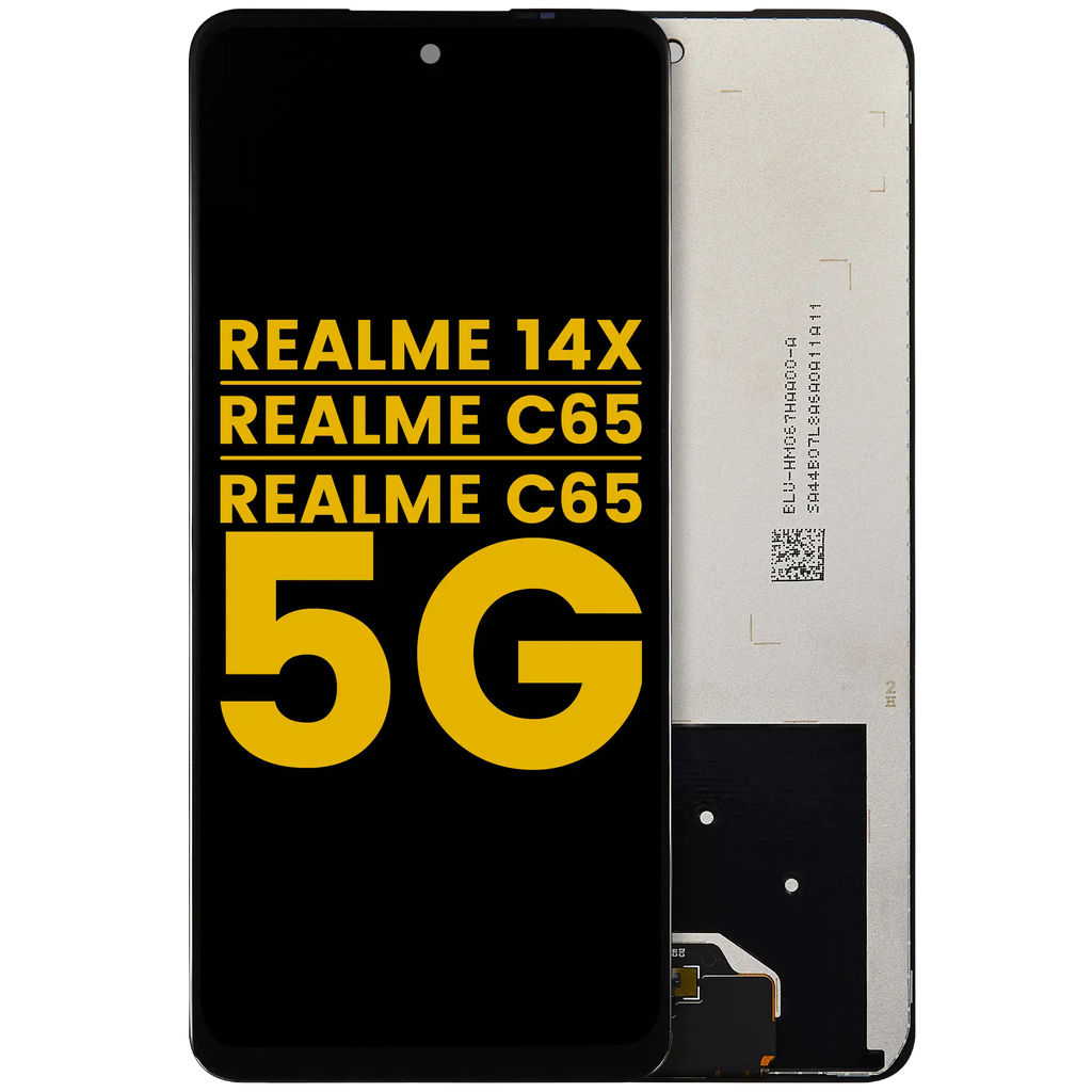 LCD-Display ohne Rahmen für Realme C65 / Realme C65 5G / Realme 14x (Refurbished) (Alle Farben)