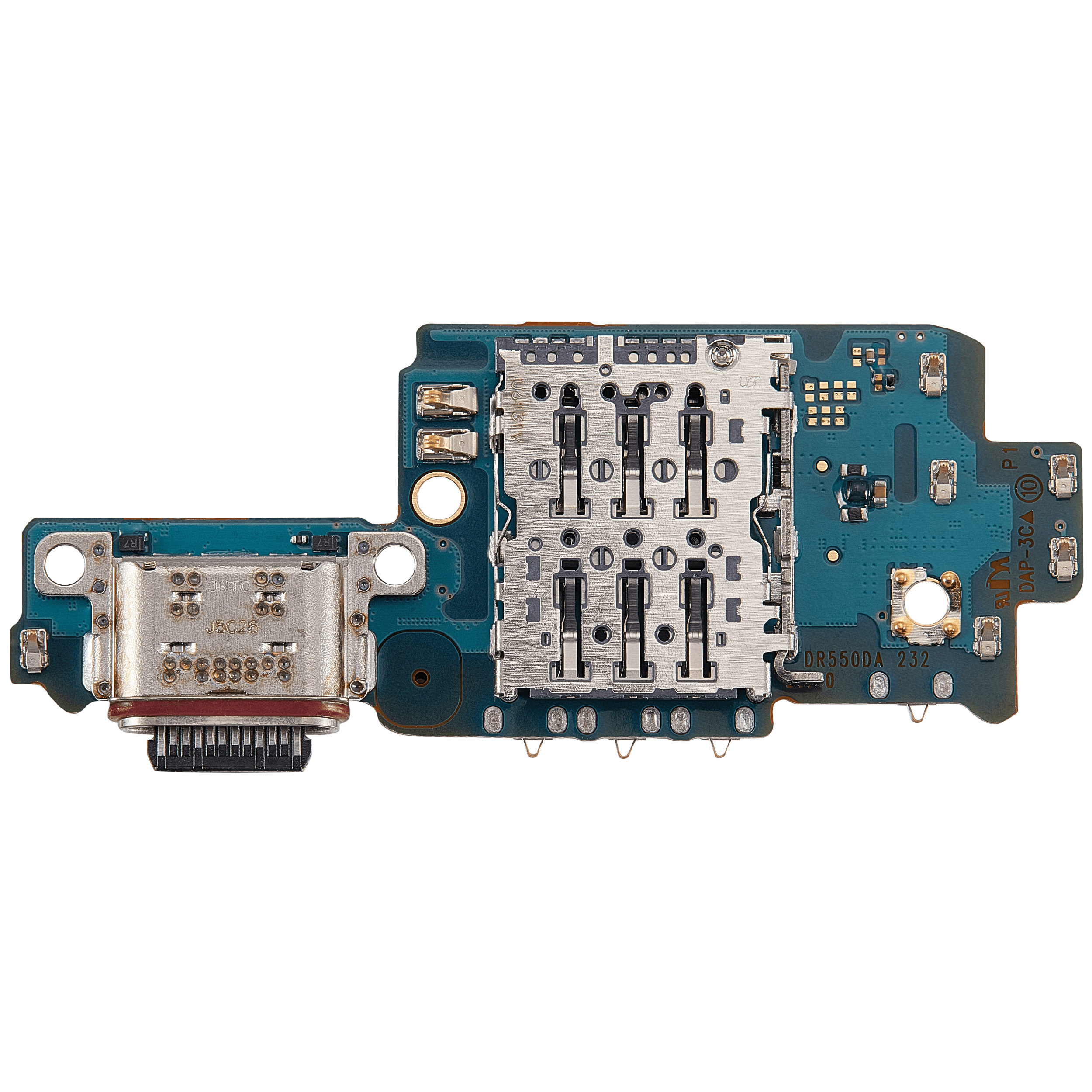 Ladebuchse Board mit Sim Card Reader Compatible für Samsung Galaxy S26 Ultra (S948B) (Internationale Version) (Premium)