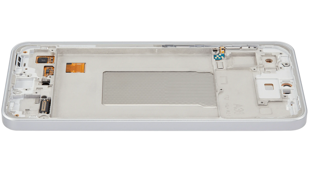 OLED Display with Frame for Samsung Galaxy A36 5G (A366 / 2025) (Refurbished) (White)