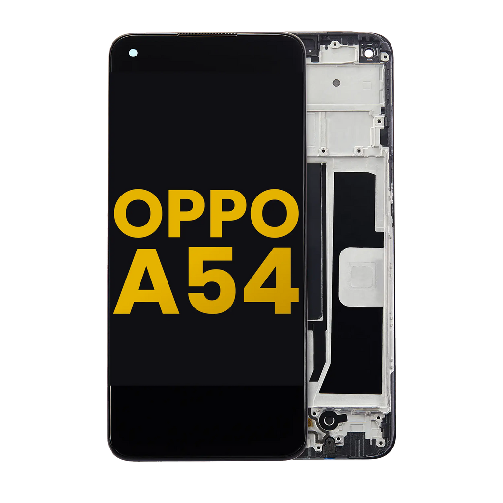 LCD-Display mit Rahmen für OPPO A54 5G (Refurbished) (Alle Farben)