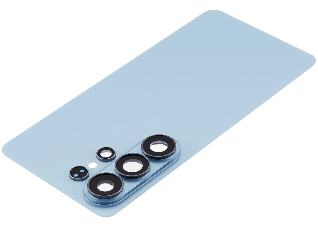 Backcover Glass mit Camera Lens für Samsung Galaxy S26 Ultra (Aftermarket Plus) (Sky Blue)