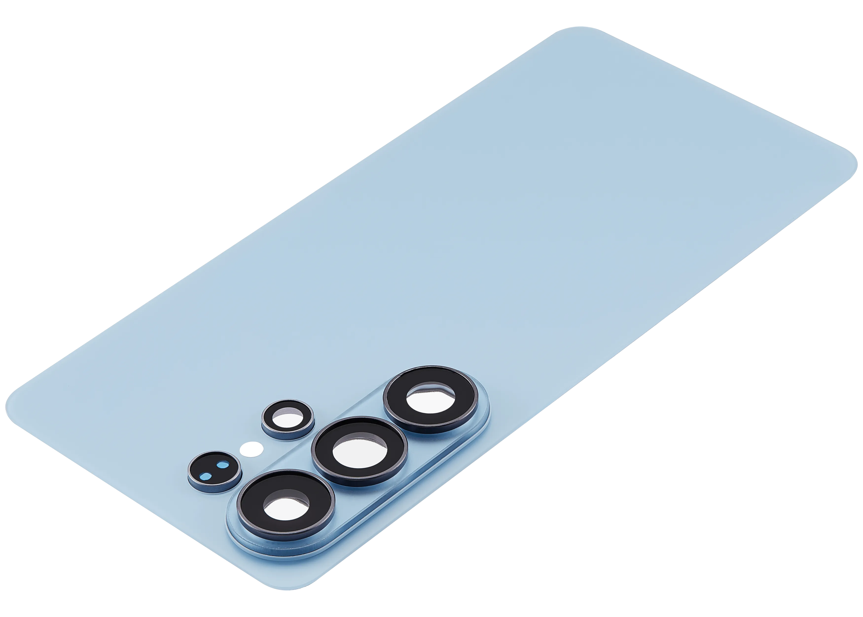 Backcover Glass mit Camera Lens für Samsung Galaxy S26 Ultra (Aftermarket Plus) (Sky Blue)