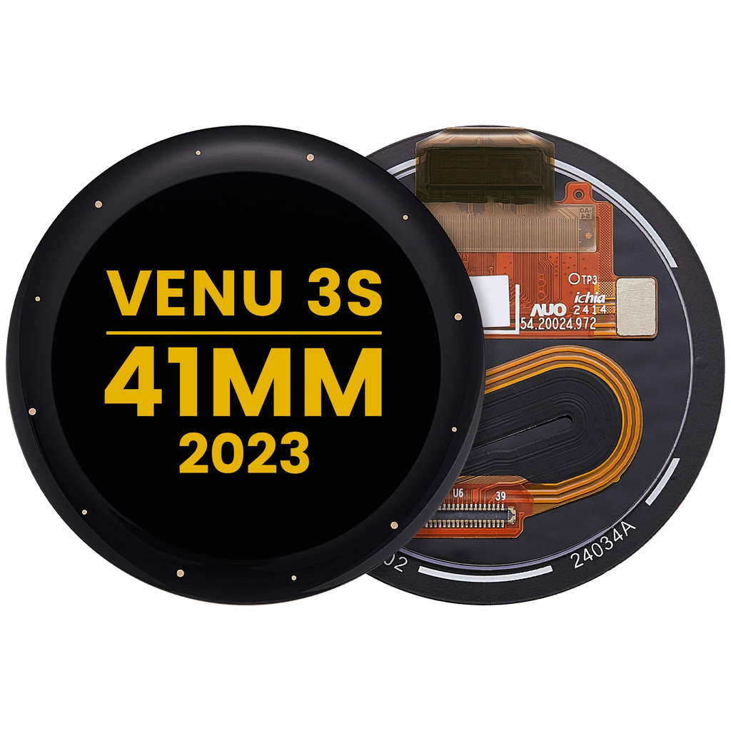 OLED-Display ohne Rahmen für Garmin Venu 3S (2023) (41MM) (Premium) (Schwarz)