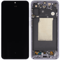 OLED-Display mit Rahmen für Samsung Galaxy A57 5G (A576 / 2026) (Refurbished) (Lilac)