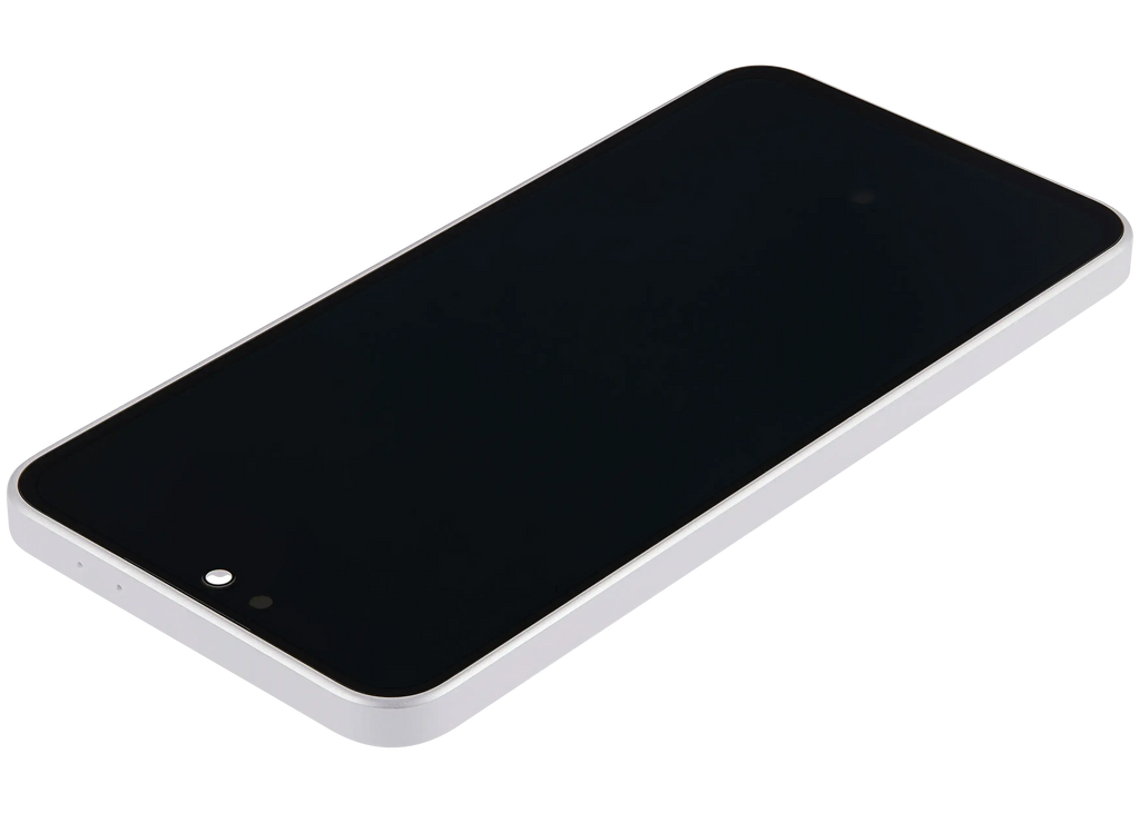 OLED-Display mit Rahmen für Samsung Galaxy A37 5G (A376 / 2026) (Refurbished) (Weiß)