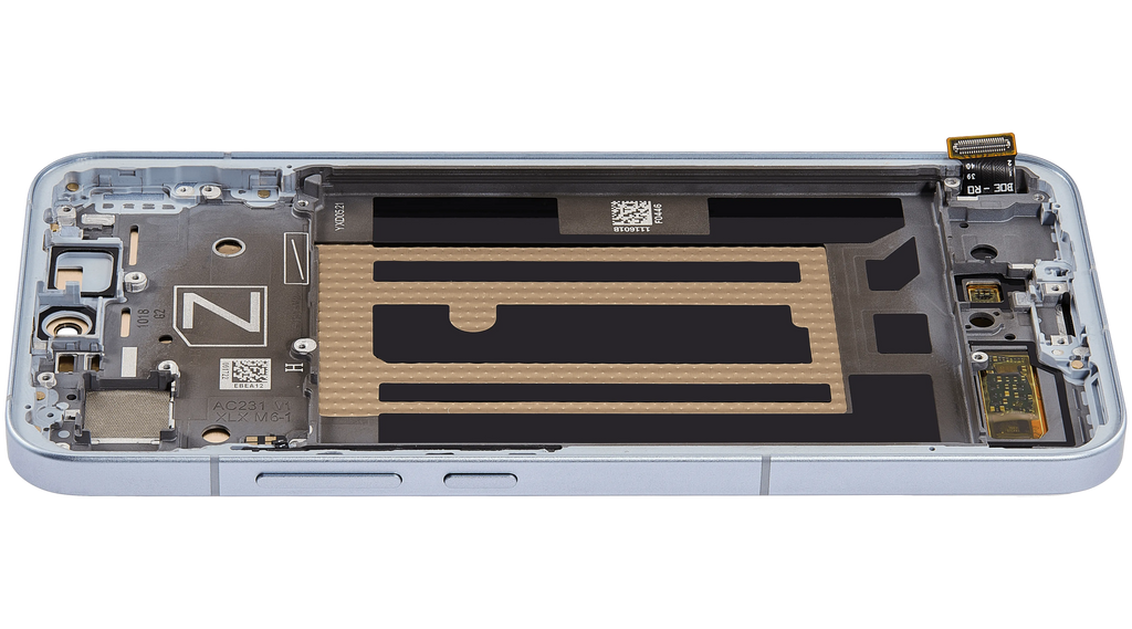 OLED-Display mit Rahmen für OPPO Reno 13 (Refurbished) (Blau)