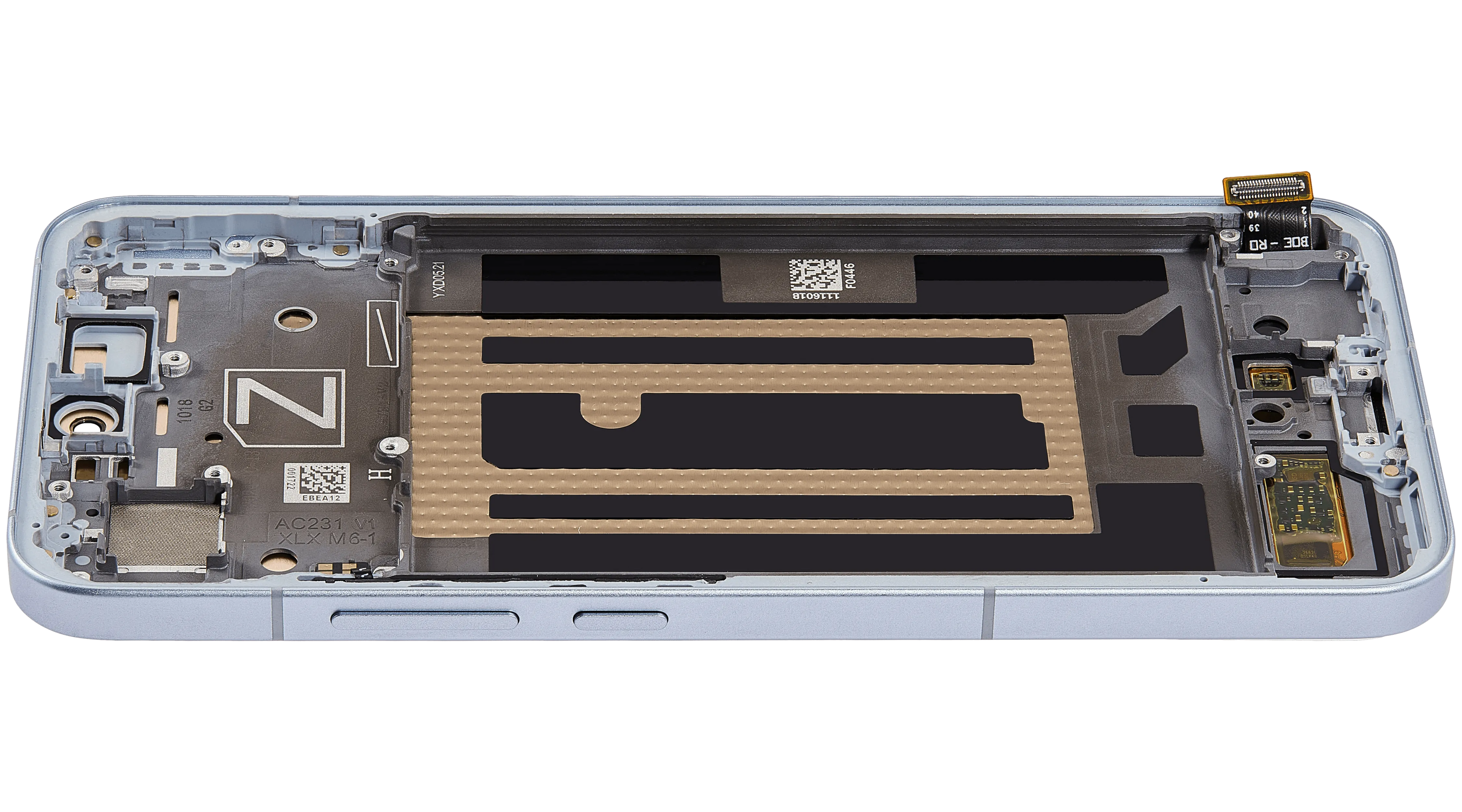 OLED-Display mit Rahmen für OPPO Reno 13 (Refurbished) (Blau)
