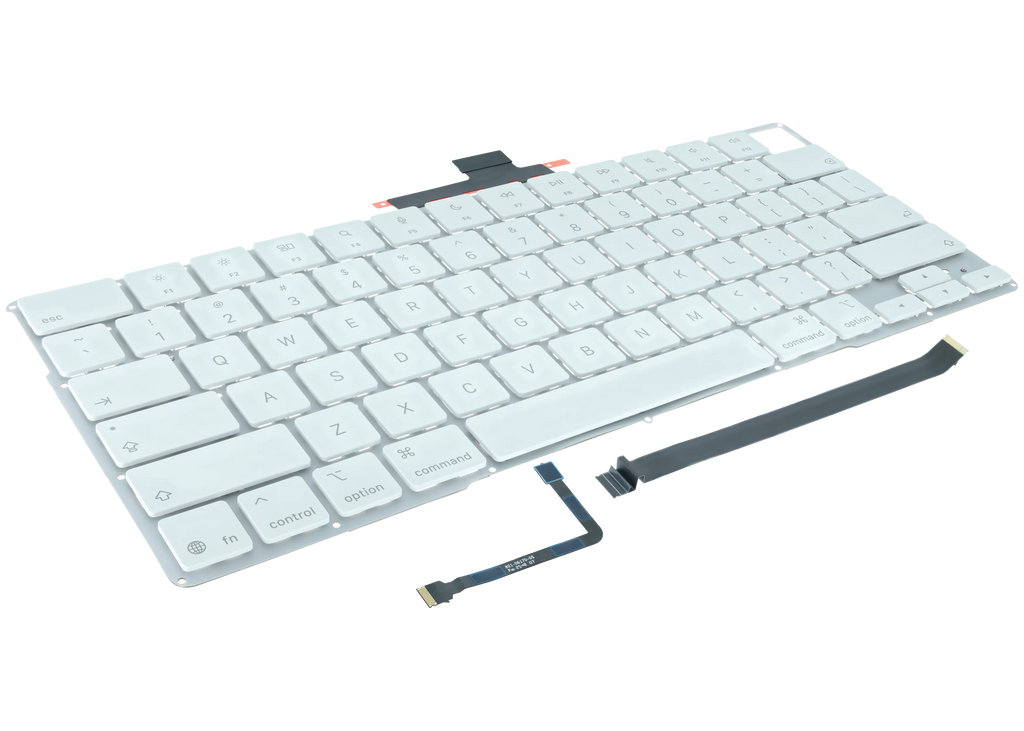 Keyboard (ANSI US) (Touch ID) für MacBook Neo (2026) (Original OEM) (Silber)