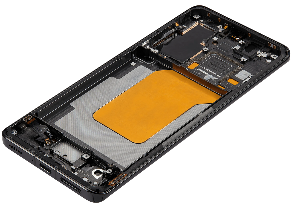 OLED-Display mit Rahmen für Xiaomi 13 Pro (Aftermarket Plus) (Schwarz)