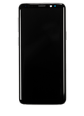 OLED-Display mit Rahmen für Samsung Galaxy S9 (Blemish: Qualität A) (Midnight Schwarz)