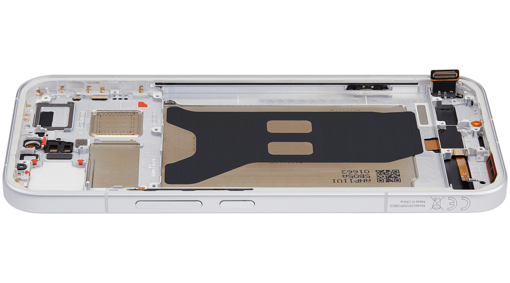 OLED-Display mit Rahmen für Xiaomi Poco F8 UItra / Redmi K90 Pro Max (Refurbished) (Weiß)