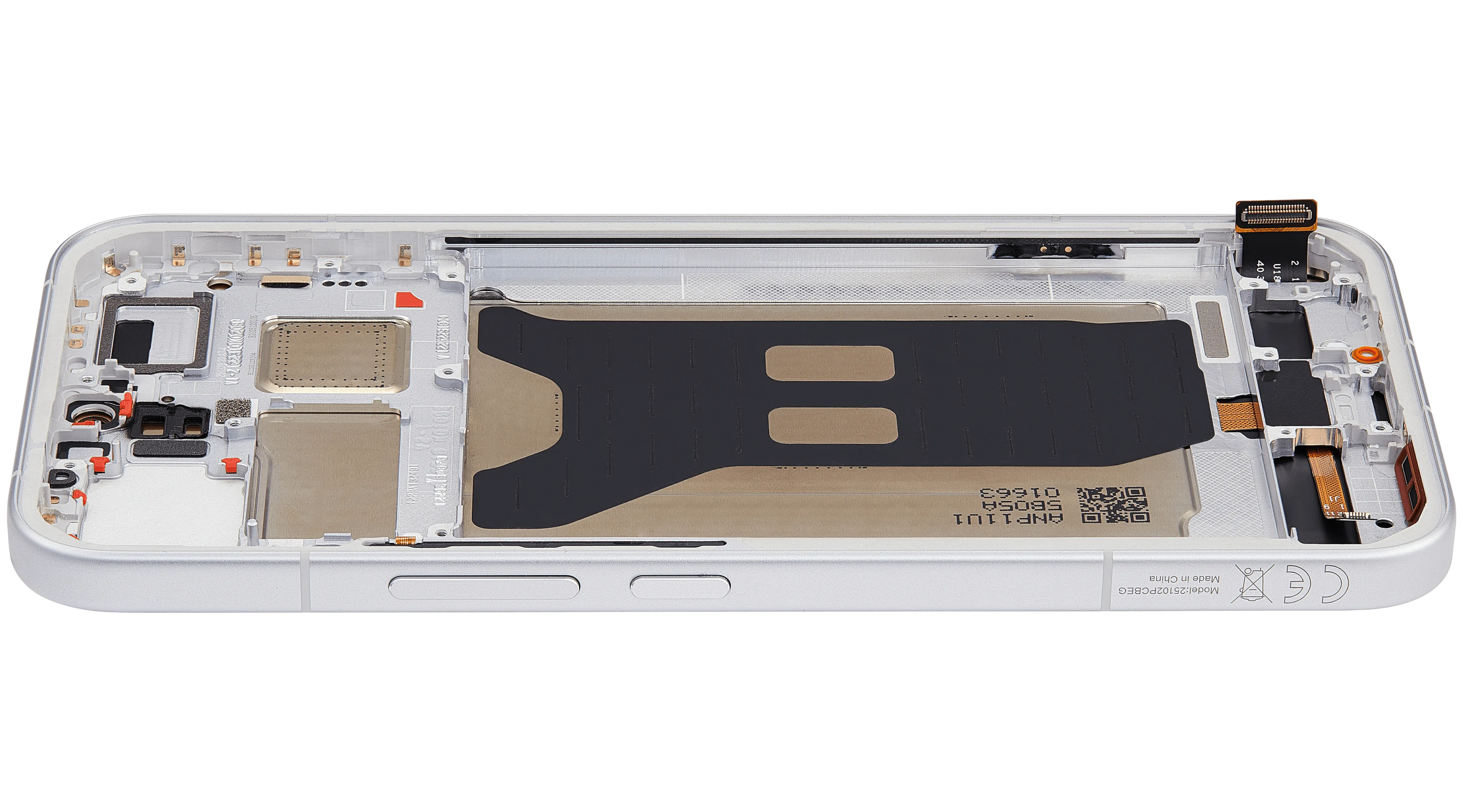 OLED-Display mit Rahmen für Xiaomi Poco F8 UItra / Redmi K90 Pro Max (Refurbished) (Weiß)