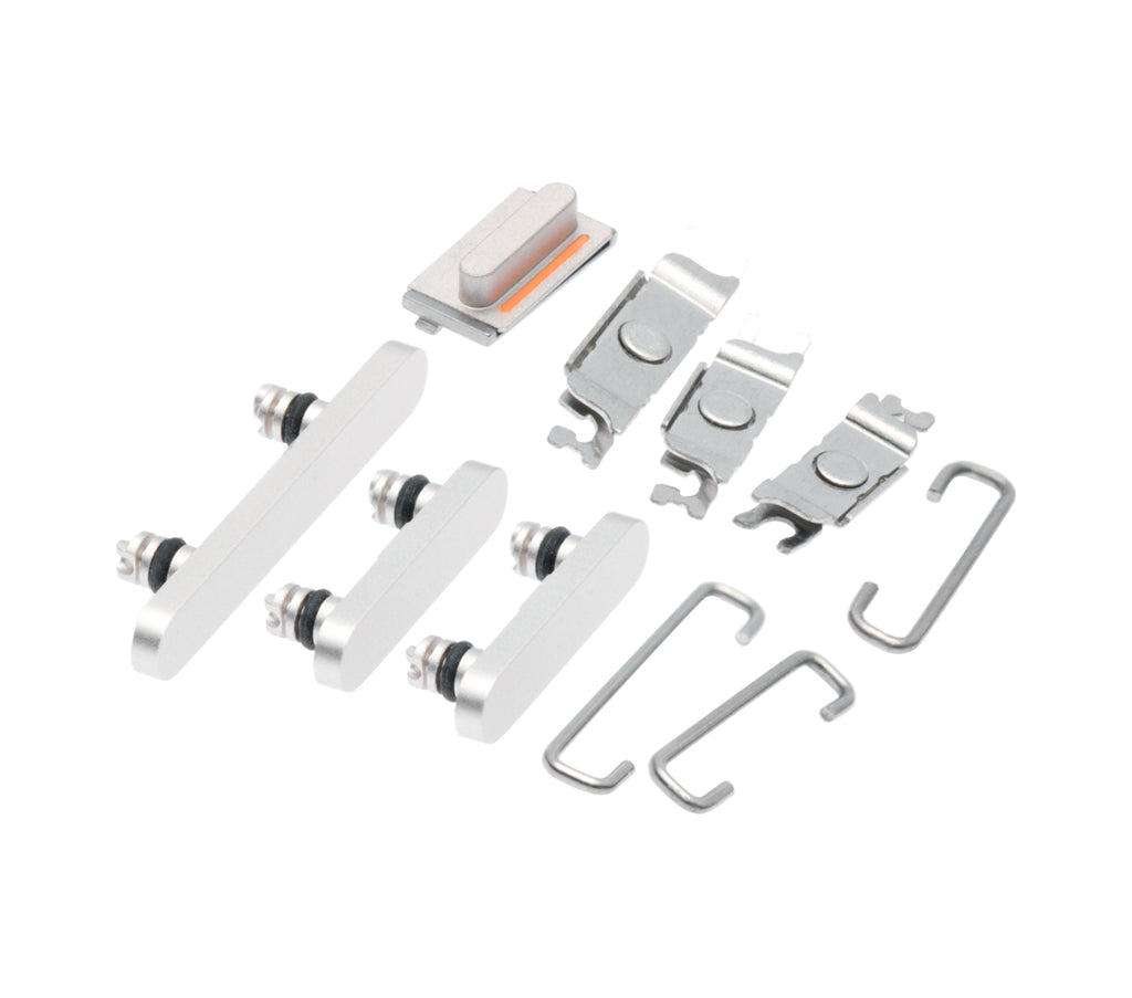 Button Set (Power, Volume, Mute) for iPhone 12 - White
