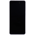 OLED-Display mit Rahmen für Samsung Galaxy S21 FE 5G (US & Internationale Version) (Aftermarket Plus) (120Hz) (Lavender)