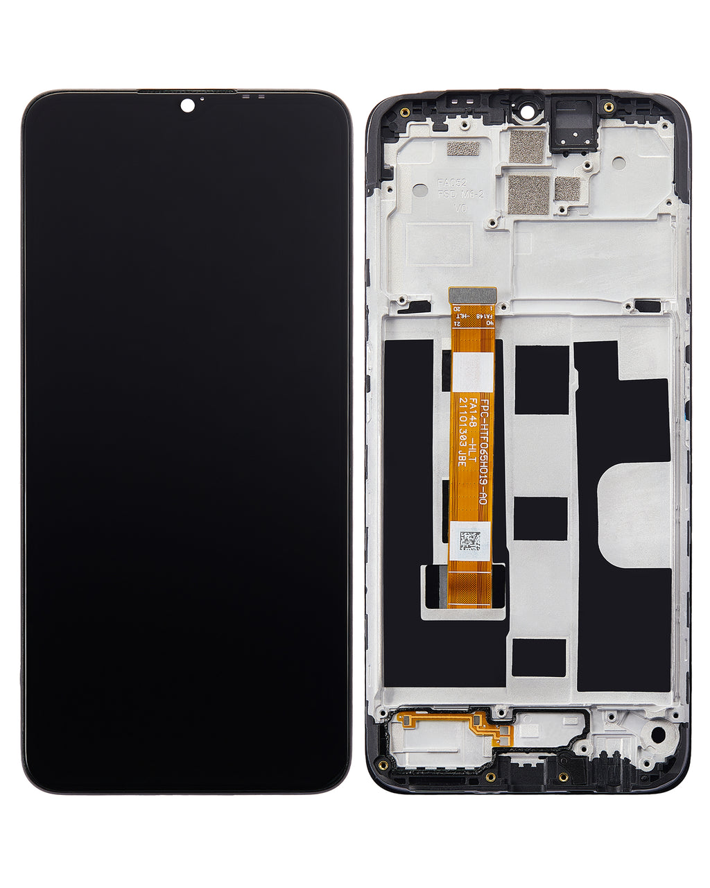 LCD-Display mit Rahmen für OPPO A9 (2020) (Refurbished) (Alle Farben)