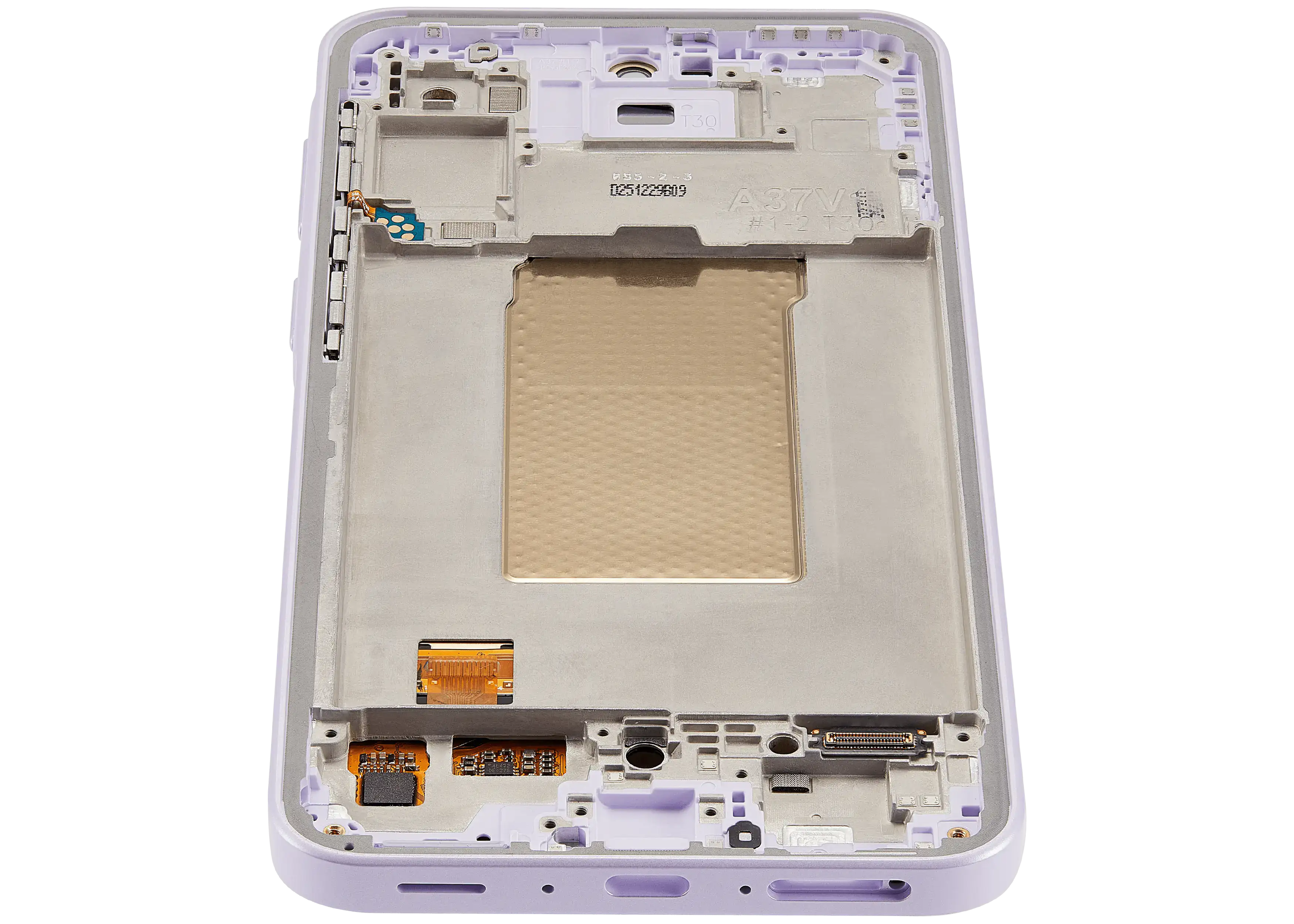 OLED-Display mit Rahmen für Samsung Galaxy A37 5G (A376 / 2026) (Refurbished) (Light Violet)