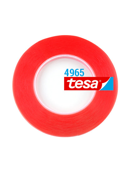 Double-sided Polyester Tape Red 7 mm x 25 m – Tesa Model # 4965