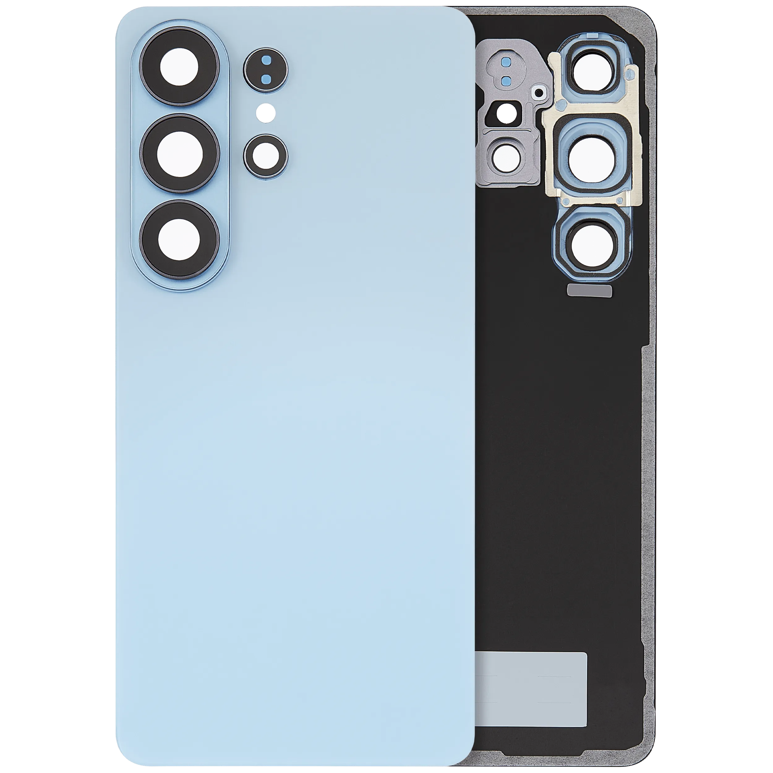 Backcover Glass mit Camera Lens für Samsung Galaxy S26 Ultra (Aftermarket Plus) (Sky Blue)