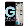 Motorola Moto G Stylus 4G (XT2211/2022) LCD Module with Frame (Original OEM, Metallic Rose)