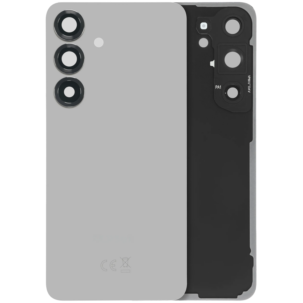 Backcover Glass mit Camera Lens für Samsung Galaxy S25 5G (Service Pack) (Silver Shadow)