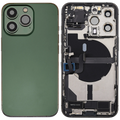 Backcover/Rahmen mit Ladebuchse Flex & Small Parts für iPhone 13 Pro (EU / Global Version) (gebrauchter OEM-Ausbau, Qualität A) (Alpine Grün)