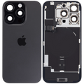 Backcover mit MagSafe Magnet & NFC & Blitz-Flexkabel für iPhone 16 Pro (Service Pack) (Schwarz Titanium)