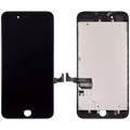 LCD-Display mit Stahlplatte für iPhone 7 Plus (Aftermarket: AQ7) (Schwarz)