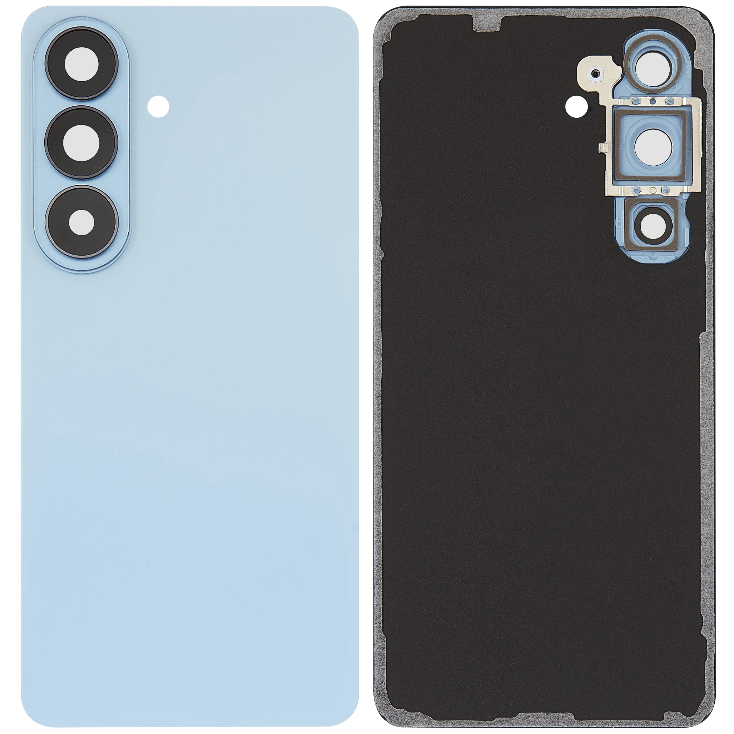 Backcover Glass mit Camera Lens für Samsung Galaxy S26 (Aftermarket Plus) (Sky Blue)