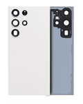 Back Cover with Camera Lens for Samsung Galaxy S23 Ultra 5G (No Logo) (Aftermarket Plus) (Cream)
