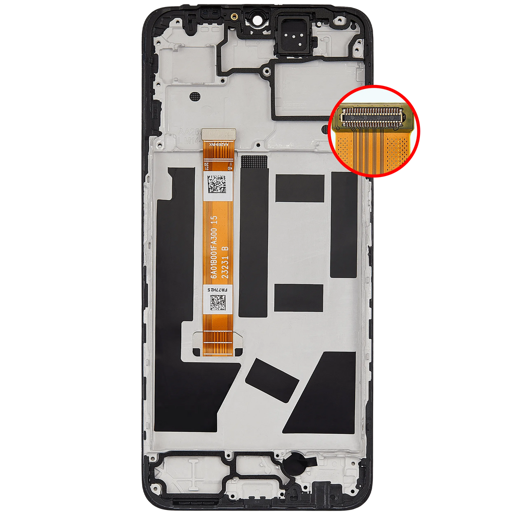 LCD-Display mit Rahmen Compatible für Oppo A57 5G (2022) (Refurbished) (All Color)
