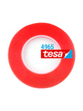 Doppelseitiges rotes Polyester-Klebeband 1 mm x 25 m (Tesa Modell 4965)