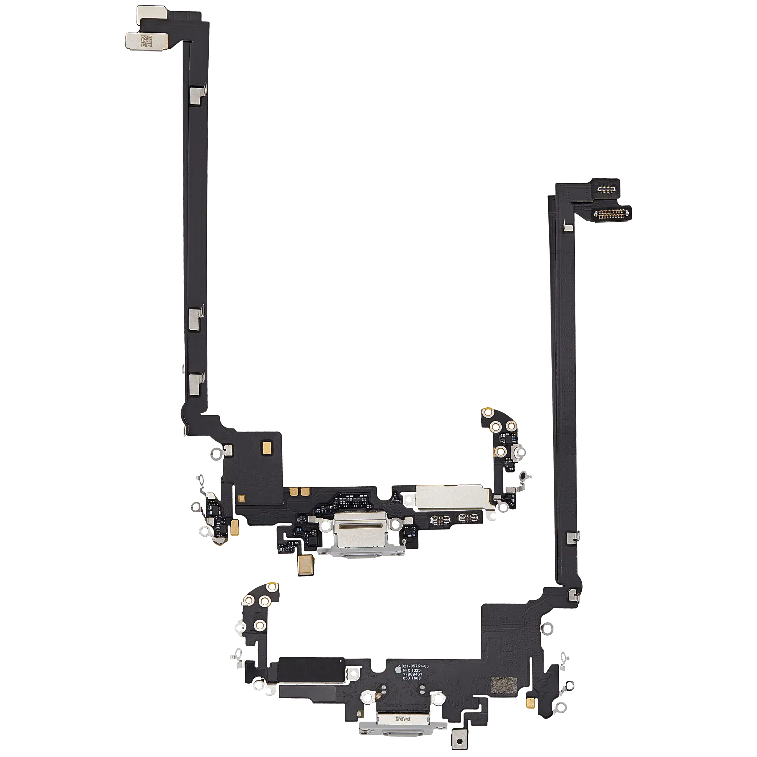Ladebuchse Flex Cable für iPhone 17 Pro Max (gebrauchter OEM-Ausbau) (US-Version) (Silber)