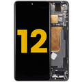 OLED-Display mit Rahmen für Xiaomi 12 / 12X / 12S Refurbished Grau